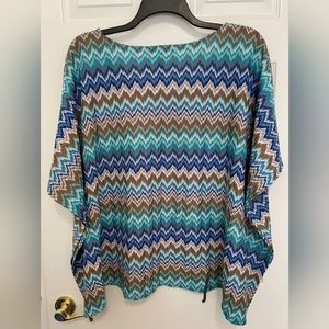 🤑2/$10 Style & Co Stretchy Knit Blouse